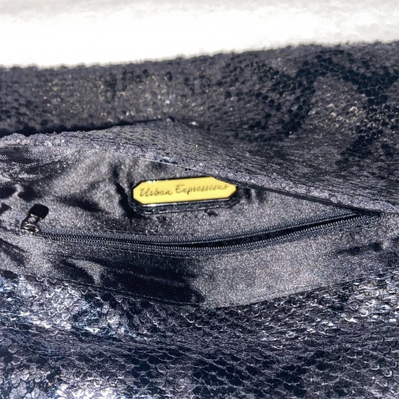 Clutch Faux alligator skin purse Urban Expressions - Picture 5 of 6